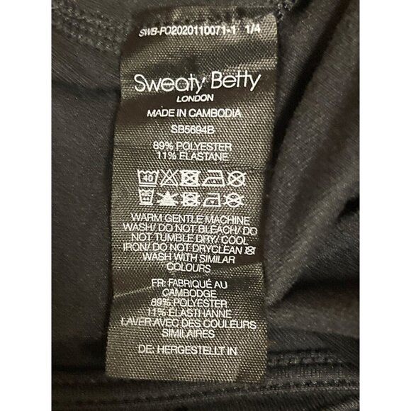 Sweaty Betty Black Gary Yoga Casual Jogger Jumpsuit Women's Size Medium - Picture 12 of 13